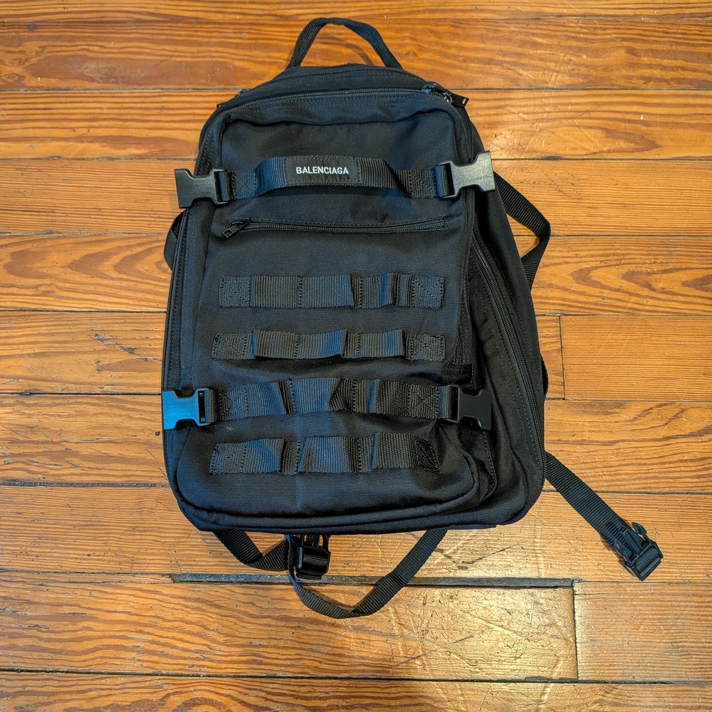Balenciaga Black Men's Backpack